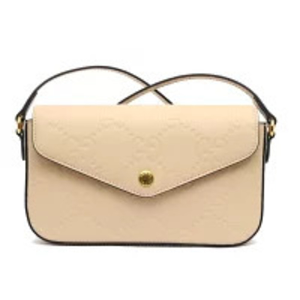 Gucci Super Shoulder Bag Crossbody Beige Leather - Picture 1 of 6
